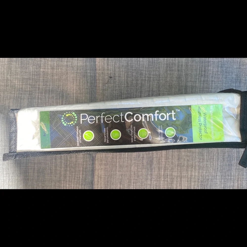 NWT waterproof stain resistant twin mattress protector rayon made from bamboo